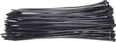 Kabelbinders 2,5 x 200mm   -   zwart zak 100 stuks   -  Tiewraps   -  Binders