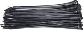 Serre-câbles 2,5 x 200 mm - sac noir 100 pièces - Tiewraps - Attaches