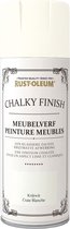 Rust-Oleum Chalky Finish Meubelverf Spuitbus 400ml - Krijtwit