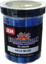 SEM Color Horizons Custom Finish Metal Flakes (Glitters) 06034 BLUE