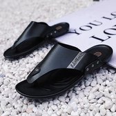 Casual modetrend slippers voor heren (kleur: zwart maat: 41)