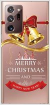 Voor Samsung Galaxy Note20 Ultra Christmas Series Clear TPU beschermhoes (Golden Bell)