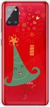 Voor Samsung Galaxy A51 Trendy Leuke Kerst Patroon Case Clear TPU Cover Telefoon Gevallen (Merry Christmas Tree)