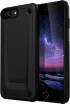 Ultradunne TPU + PC Mechanic schokbestendige beschermhoes voor iPhone 8 Plus & 7 Plus (zwart)