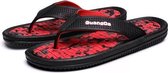 Lichtgewicht casual modetrend-slippers voor heren (kleur: rood, maat: 44)