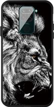 Voor Xiaomi Redmi Note 9 Pattern Printing Embossment TPU Mobile Case (Lion)