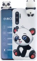 Voor Xiaomi Mi Note 10 schokbestendig Cartoon TPU beschermhoes (Panda)