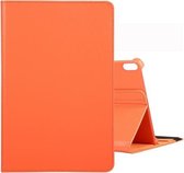 Voor Huawei Matepad Pro 10,8 inch 360 graden rotatie Litchi Texture Flip lederen tas met houder (oranje)