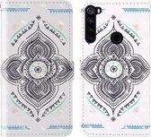 Voor Xiaomi Redmi Note 8 3D-schilderij Gekleurd tekeningpatroon Horizontaal Flip TPU + PU-lederen hoes met houder & kaartsleuven & portemonnee & lanyard (tol)