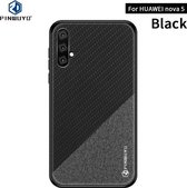 PINWUYO Honors Series schokbestendige pc + TPU beschermhoes voor Huawei Nova 5 (zwart)