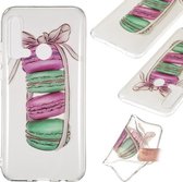 Coloured Drawing Transparant Clear TPU Case voor Huawei P20 lite (2019) (Macaroon)