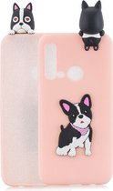 Voor Huawei P20 Lite 2019 3D Cartoon patroon schokbestendig TPU beschermhoes (schattige hond)