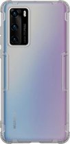 Voor Huawei P40 NILLKIN Nature TPU Transparant Soft Case (grijs)