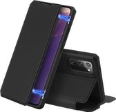 Voor Samsung Galaxy Note20 DUX DUCIS Skin X-serie PU + TPU horizontale flip lederen tas met houder en kaartsleuven (zwart)