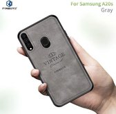 Voor Galaxy A20S PINWUYO Zun-serie PC + TPU + huid Waterdicht en anti-val All-inclusive beschermende schaal (grijs)