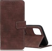 Voor Galaxy Note10 Lite / A81 Crocodile Texture Horizontale Flip Leren Case met Houder & Portemonnee & Kaartsleuven & Fotolijst (Bruin)