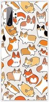 Voor Samsung Galaxy Note 10+ schokbestendig geverfd TPU beschermhoes (Corgis)