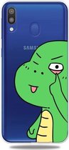 Voor Galaxy A30 Lucency Painted TPU Protective (grappige dinosaurus)