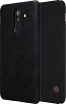 NILLKIN Crazy Horse Texture Horizontale Flip Leren Case voor Galaxy J8 (2018), met kaartsleuf (zwart)