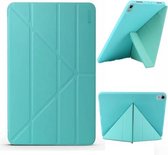 ENKAY Lambskin Texture + TPU Bottom Case Horizontale Vervorming Flip Leather Case voor iPad Pro 11 inch (2018), met drievoudige houder en slaap- / wekfunctie (groen)