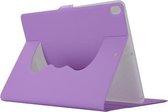 Horizontale flip effen kleur Elastic Force lederen tas met 360 graden rotatiehouder voor iPad Pro 10,5 inch (paars)