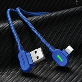 MCDODO 2A USB naar 8-pins snellaadgegevenskabel, lengte: 1,8 m (blauw)