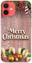 Christmas Series Clear TPU beschermhoes voor iPhone 12/12 Pro (kerstballen)