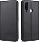 Voor vivo Y3s / Y17 AZNS Magnetische Kalf Textuur Horizontale Flip Leren Case met Kaartsleuven & Houder & Portemonnee (Zwart)