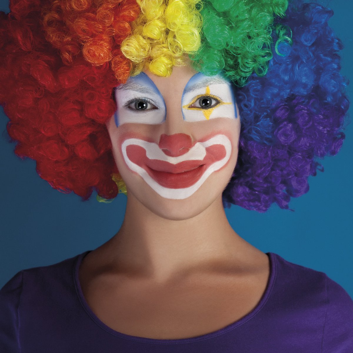 Boland - Palet schmink Clown - - Schmink palet - Carnaval, Themafeest, Halloween, Kinderfeestje - Clown - Circus — afbeelding 4