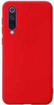 Voor Geschikt voor Xiaomi Mi 9 SE schokbestendig Frosted TPU beschermhoes (rood)