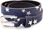 Kidzzbelts Meisjesriem 1800 - Blauw - 65 cm