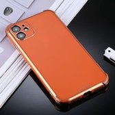 Voor iPhone 11 SULADA kleurrijke schild serie TPU + plating edge beschermhoes (oranje)