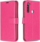 Voor Xiaomi Redmi Note 8 Crazy Horse Textuur Horizontale Flip Leren Case met Houder & Kaartsleuven & Portemonnee & Fotolijst (Rose)