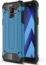 Magic Armor TPU + PC combinatiehoes voor Galaxy A6 (2018) (blauw)