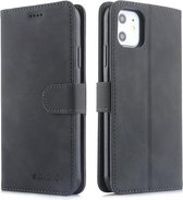 Voor iPhone 11 Diaobaolee Pure Fresh Texture Horizontale Flip Leather Case, met houder & kaartsleuf & portemonnee & fotolijst (zwart)