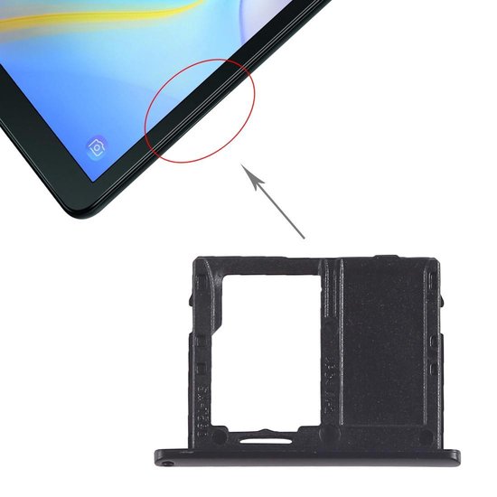 Let op type!! Micro SD Card Tray for Galaxy Tab A 10.5 inch T590 (WIFI  Version)(Black) | bol.com