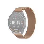 Voor Geschikt voor Xiaomi Watch Color 22mm Milan polsband horlogeband (roségoud)