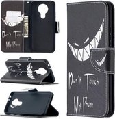 Voor Nokia 3.4 Gekleurde tekening patroon Horizontale flip lederen tas met houder & kaartsleuven & portemonnee (grijns)