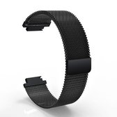 Voor Garmin Vivoactive HR / Approach S2 / S4 Milanese vervangende polsband horlogeband (zwart)