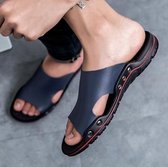 Outer Wear Outdoor Waterproof Sandals Pantoffels voor Heren (Kleur: Blauw Maat: 39)