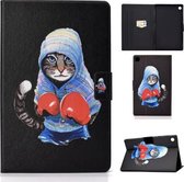 Voor Lenovo Tab M10 Plus TB-X606F Gekleurde Tekening Horizontale Flip Leren Case met Houder & Kaartsleuven & Slaap / Wekfunctie (Bokskat)
