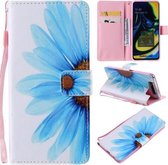 Voor Galaxy A80 / A90 Geschilderd Patroon Horizontale Flip Leren Case, met Portemonnee & Houder & Kaartsleuven & Lanyard (Zonnebloem)