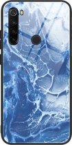 Voor Geschikt voor Xiaomi Redmi Note 8T Marble Pattern Glass beschermhoes (DL03)