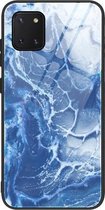 Voor Samsung Galaxy Note10 Lite / A81 Marble Pattern Glass beschermhoes (DL03)