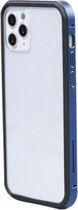 TGVlS Glacier-serie TPU + metalen beschermhoes voor iPhone 12 (blauw)
