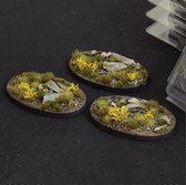 Highland Bases Pre-Painted (3x 75mm Oval)