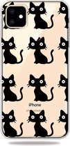 Apple iPhone 11 Hoesje - Mobigear - Design Serie - TPU Backcover - Cat - Hoesje Geschikt Voor Apple iPhone 11