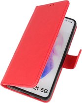 Wicked Narwal | bookstyle / book case/ wallet case Wallet Cases Hoesje voor Samsung S21 Rood