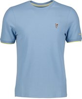 Colours & Sons T-shirt - Modern  Fit  - Blauw - L