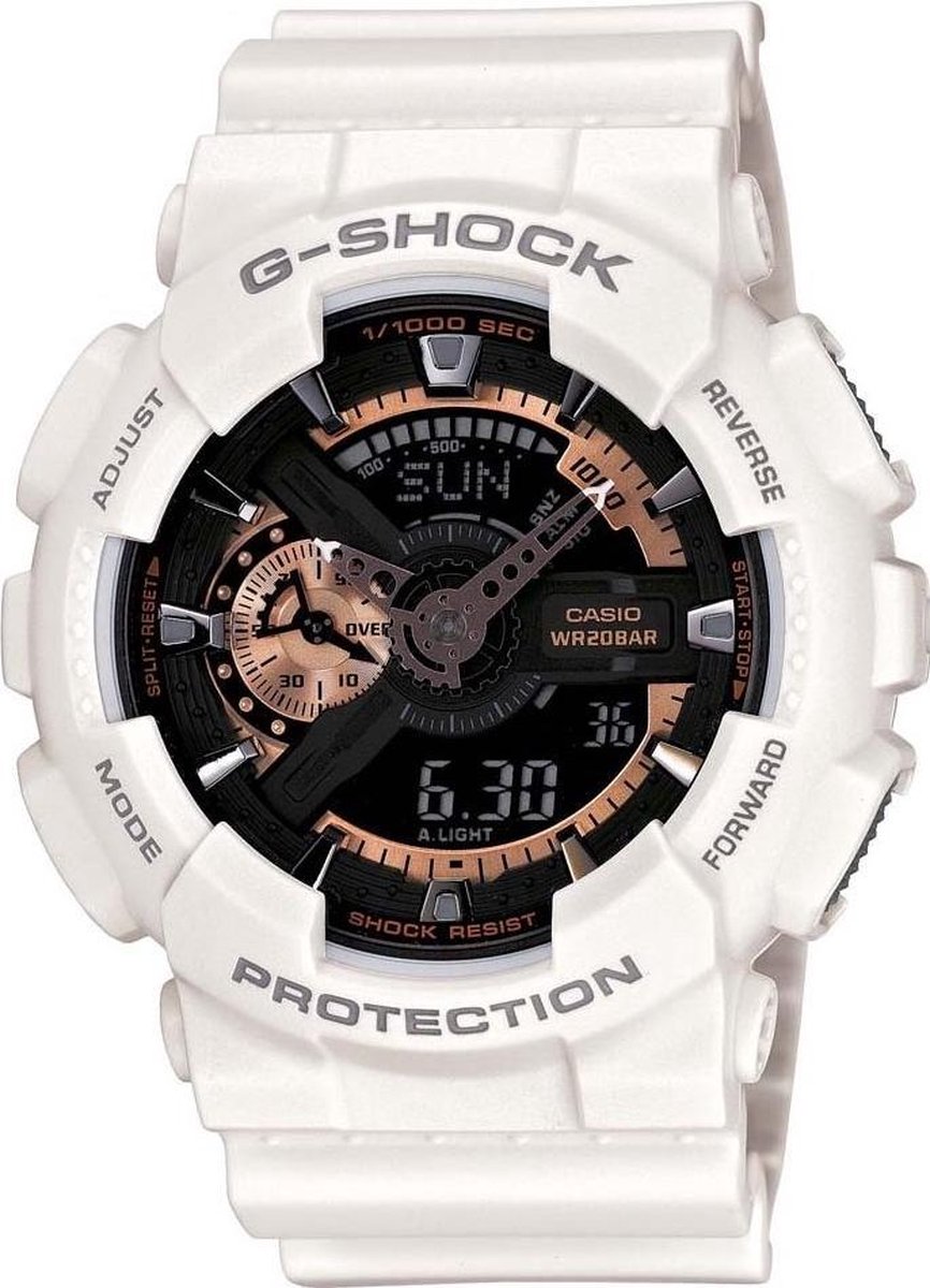 Casio G Shock GA 110RG 7A Horloge Kunststof Wit 55 mm bol